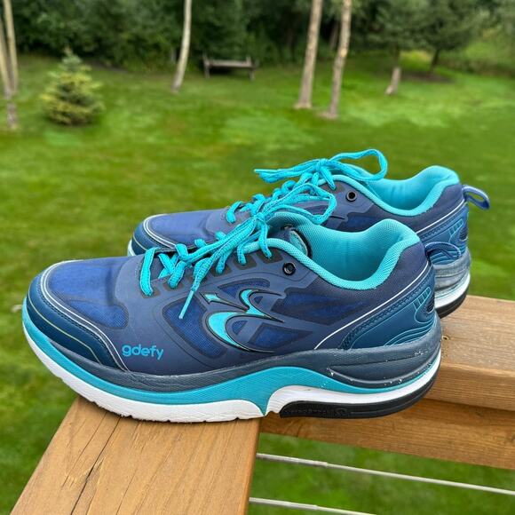 Gdefy 10.5 WIDE Gravity Defyer Ion Orthotic Comfort Sneakers *Missing Insoles - Picture 10 of 10